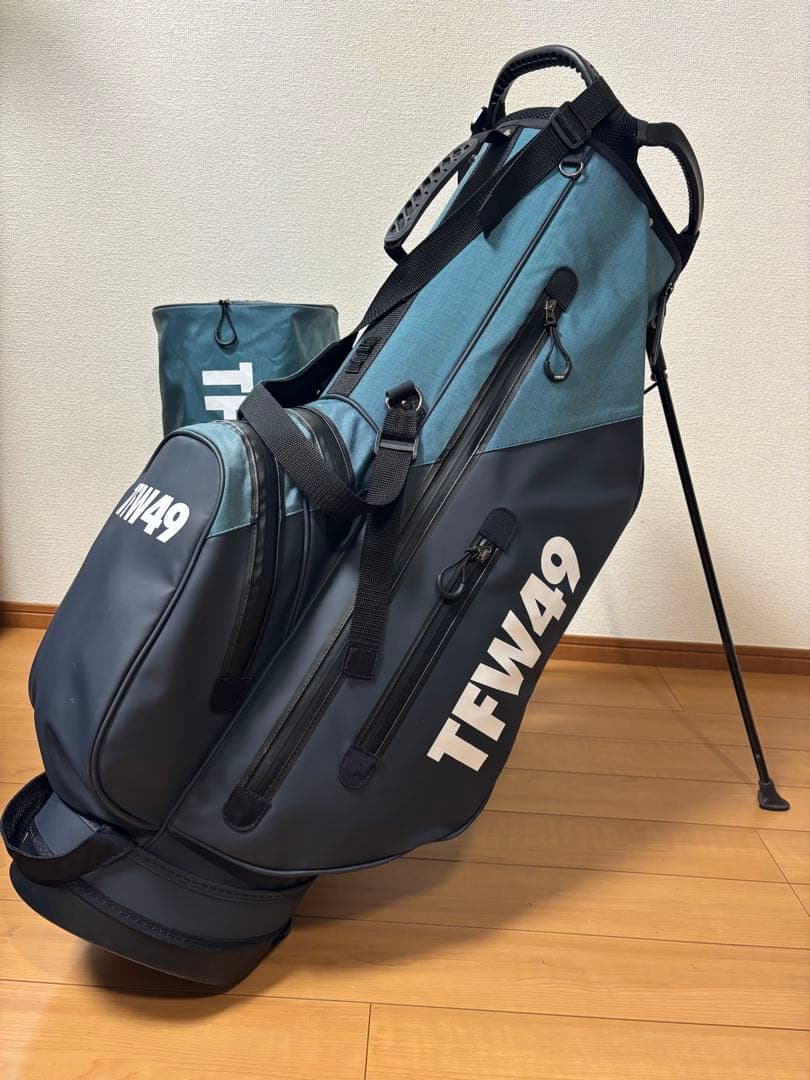 TFW49 FORTYNINE キャディバッグ フードカバー付き 美品
