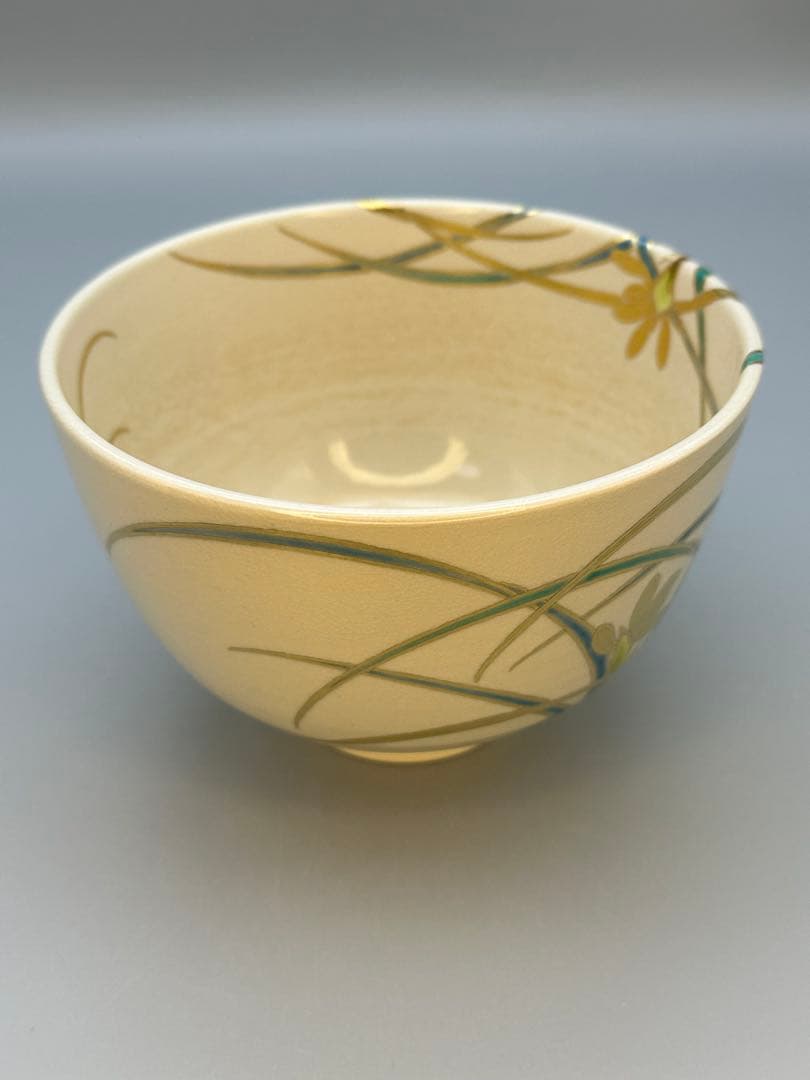 茶道具　茶碗　木全翁楽　春蘭