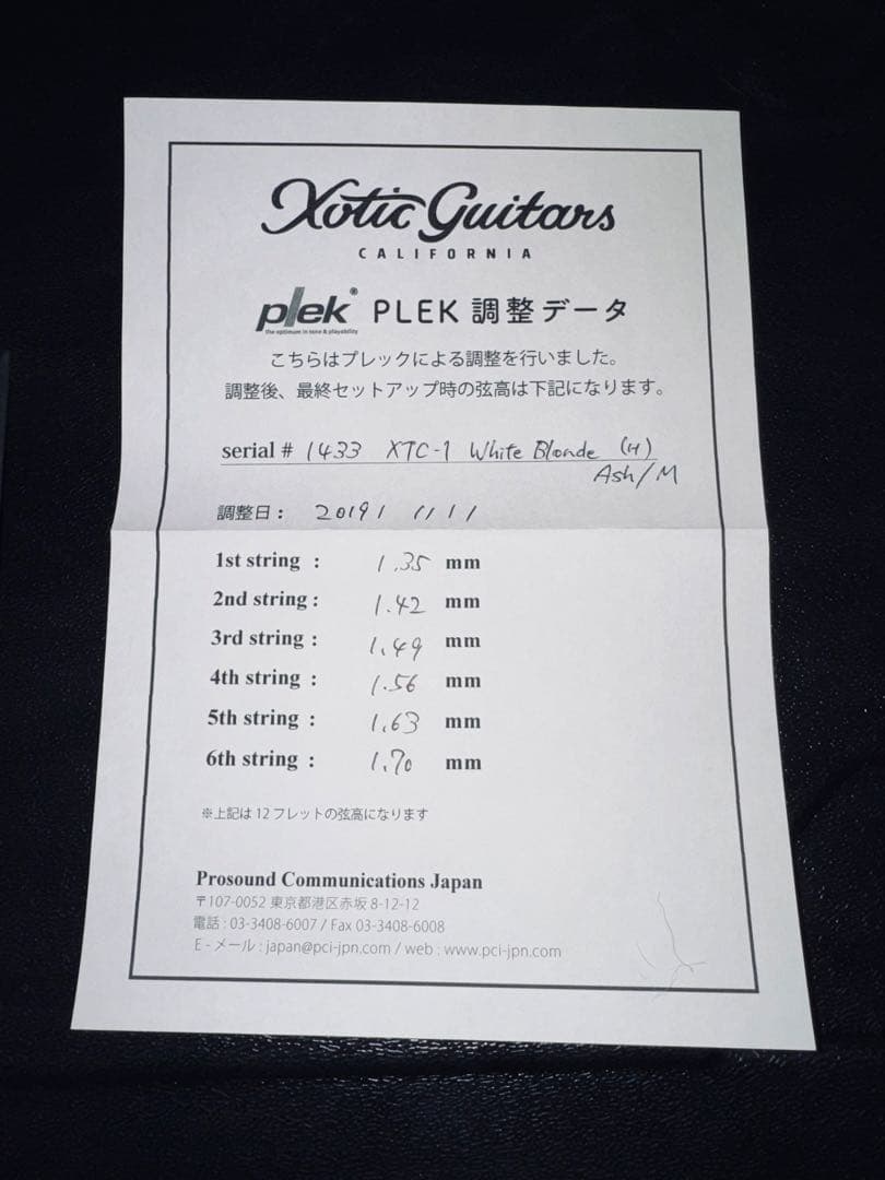 ギター Xotic XTC-1 Heavy Aged -White Blonde-