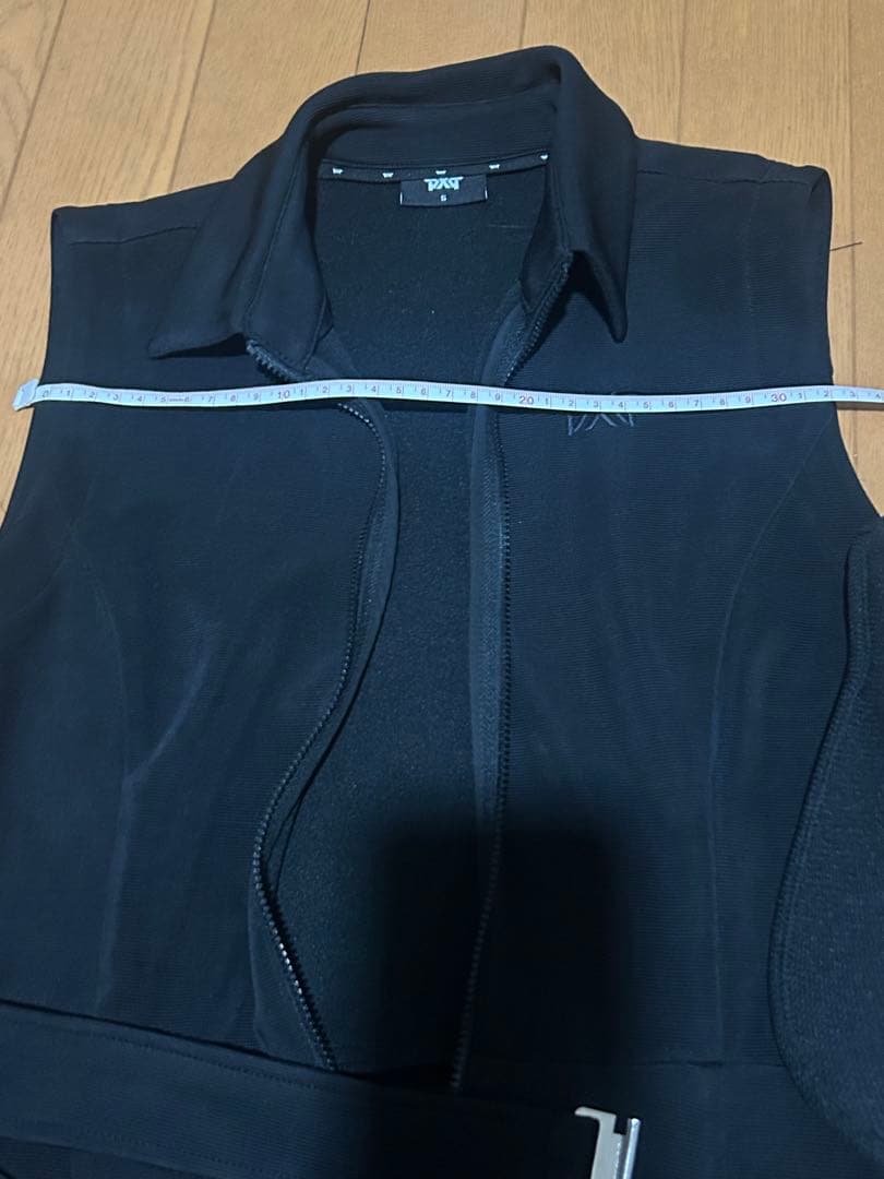 PXG レディース ワンピース 黒 サンバイザーセット