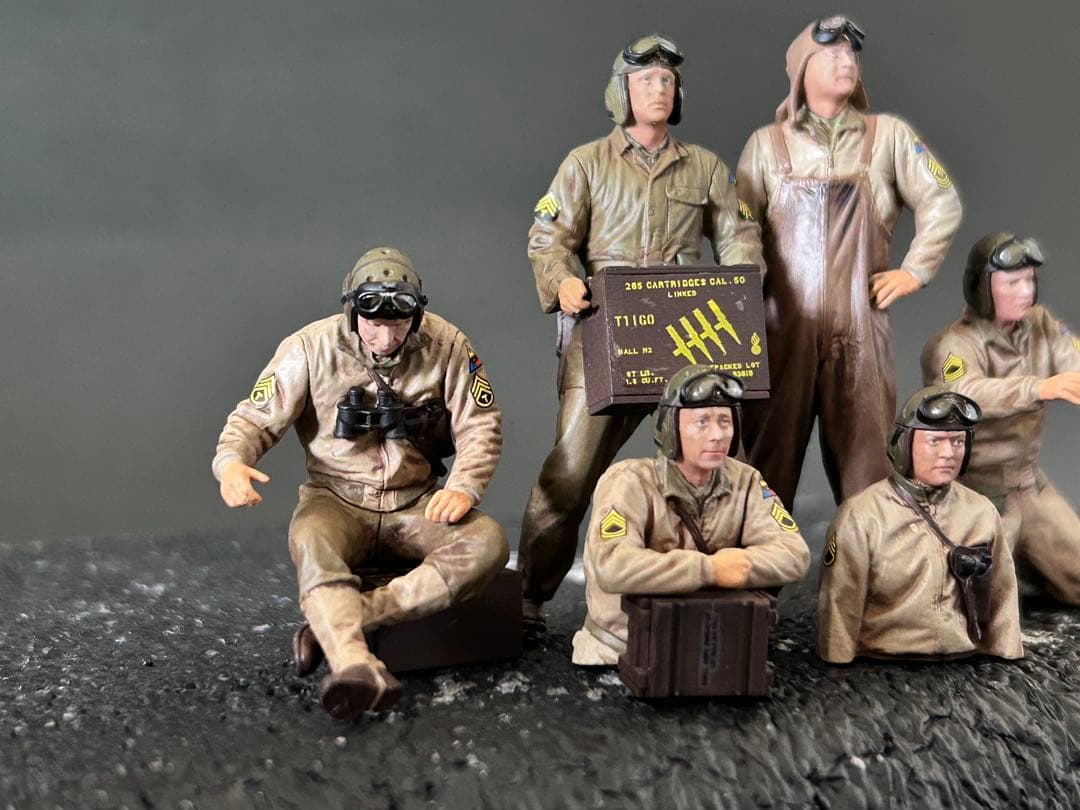 1/35 アメリカ戦車兵　塗装済み完成品　タミヤ