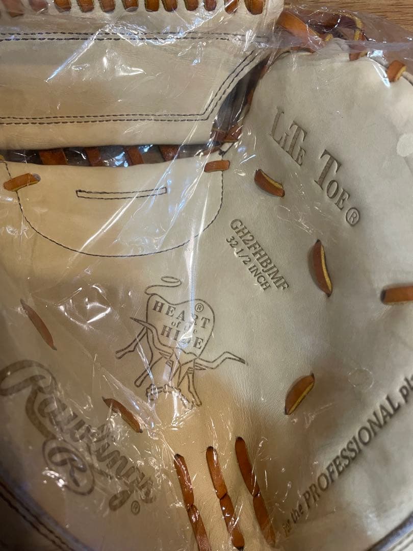 【新品未使用】ローリングス 硬式用キャッチャーミット33インチ キャメル 右投げ