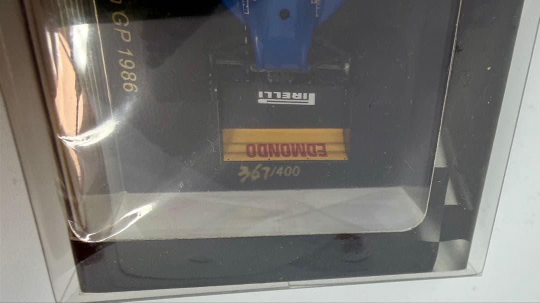 【400台限定】スパーク 1/43 オゼッラ FA1 アルファロメオ 1986