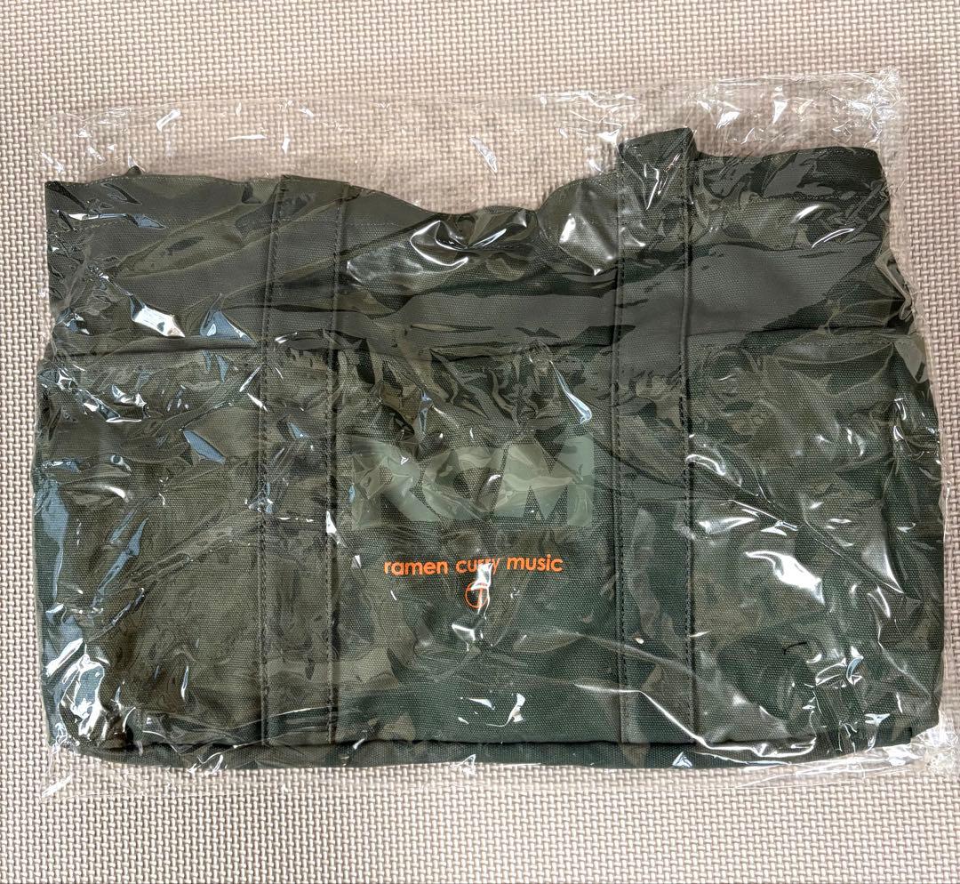 奥田民生　トートバッグ RCM 仕切り付きトート カーキ