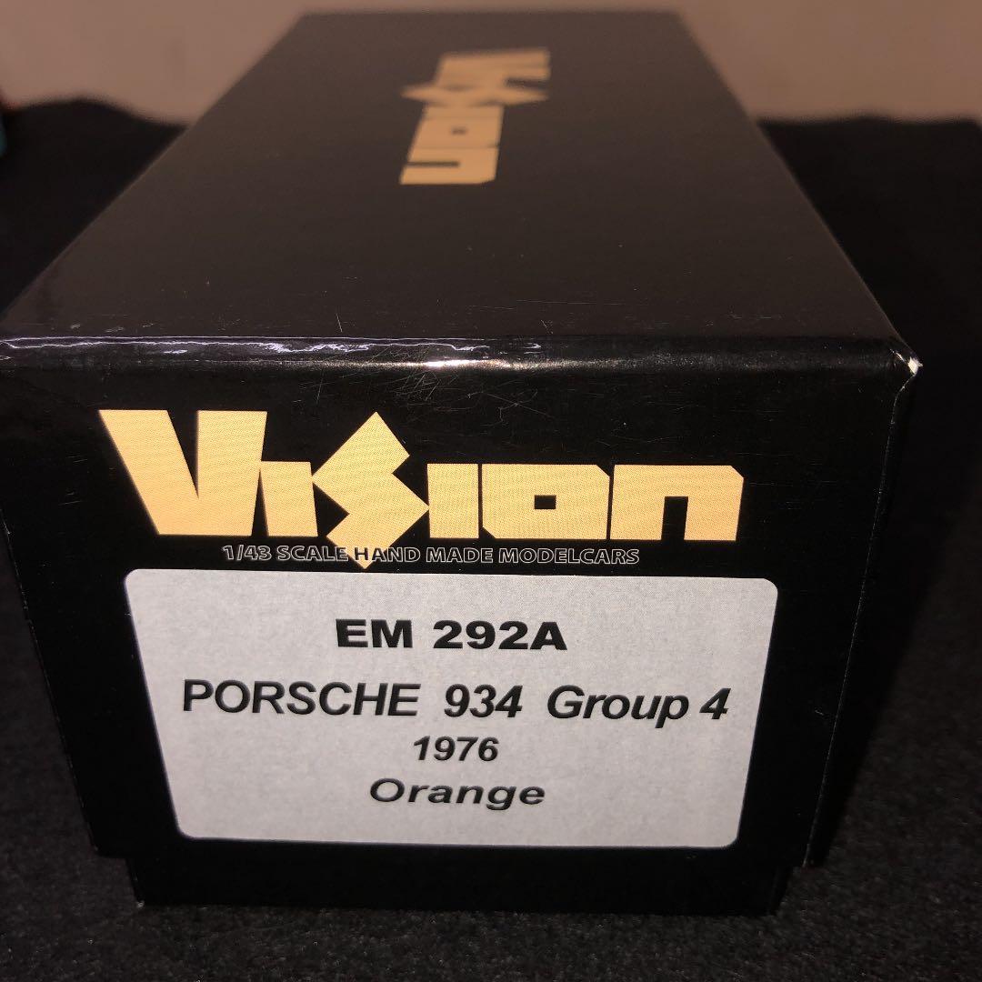 メイクアップ1／43、VISIONemポルシエ934グループ4.1976オレンジ