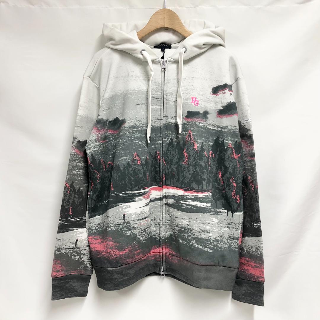 ○★新品未使用　パーリーゲイツ　ジップアップパーカー　2　グレー系