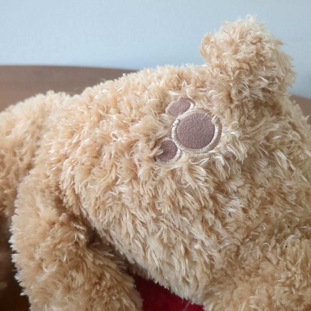 希少　白タグ　ハグミーディズニーベア2個　ハート型クッション付き