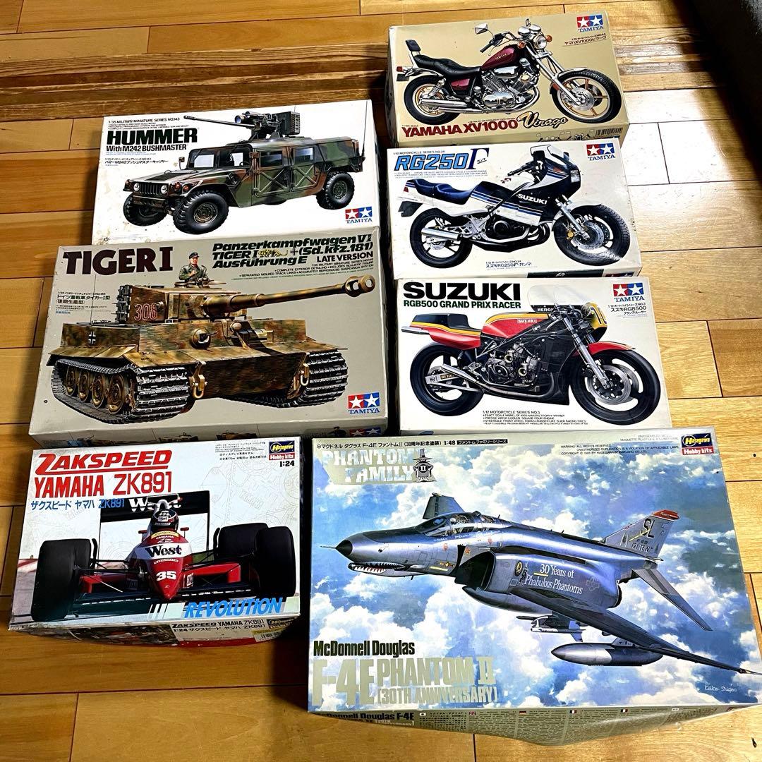 プラモデル ハセガワ・タミヤ ７点セット