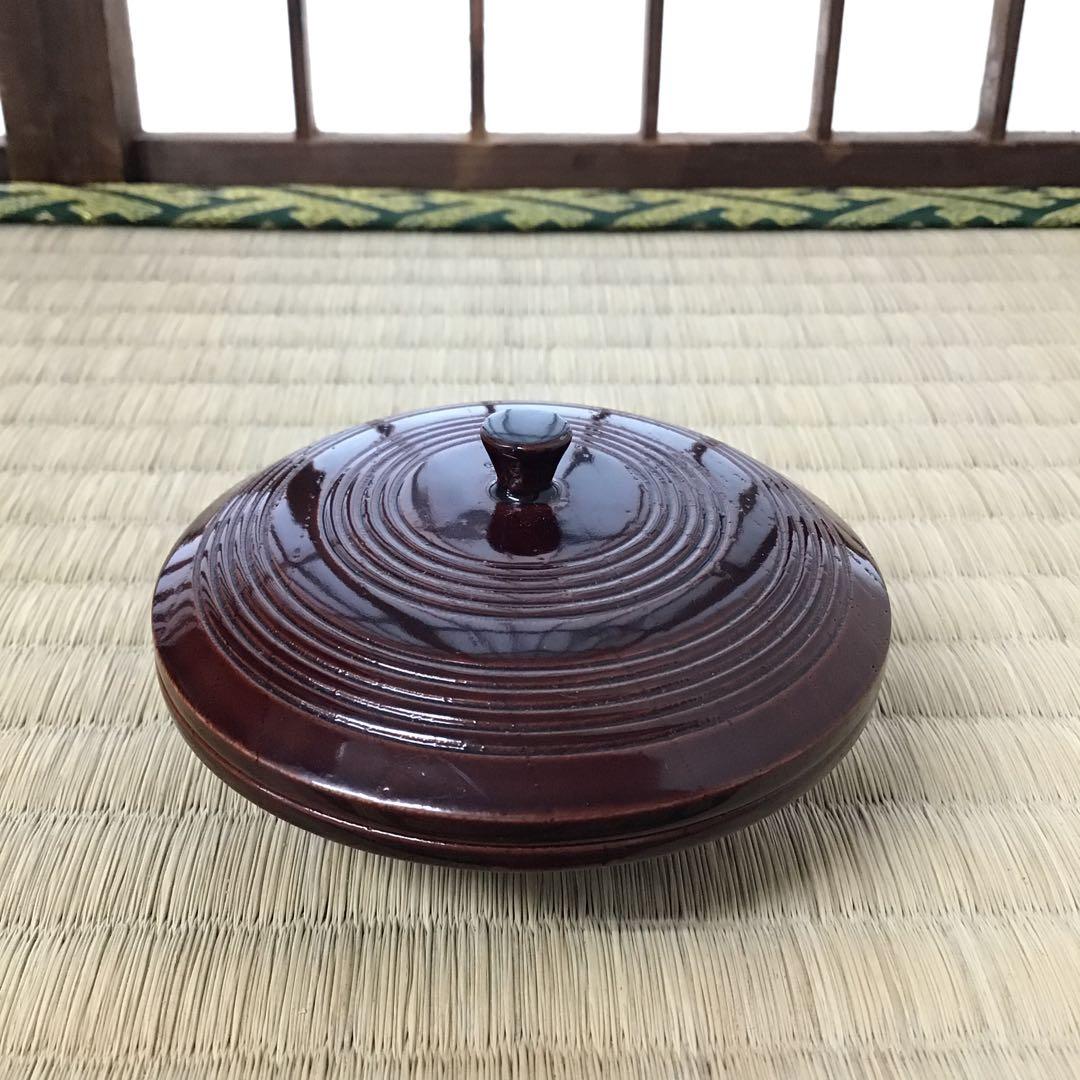 茶道具　香合　漆器　棒提灯型　木製　紙箱　S51KG
