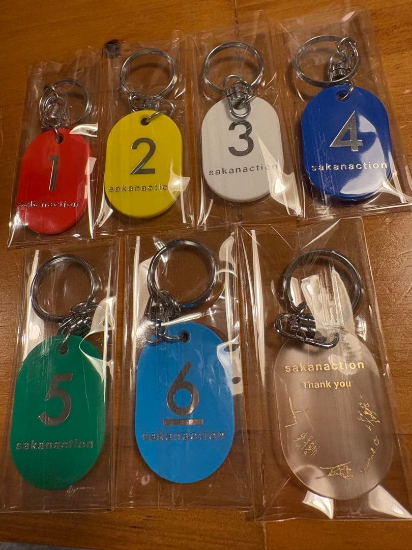 sakanaction キーホルダー　7個セット