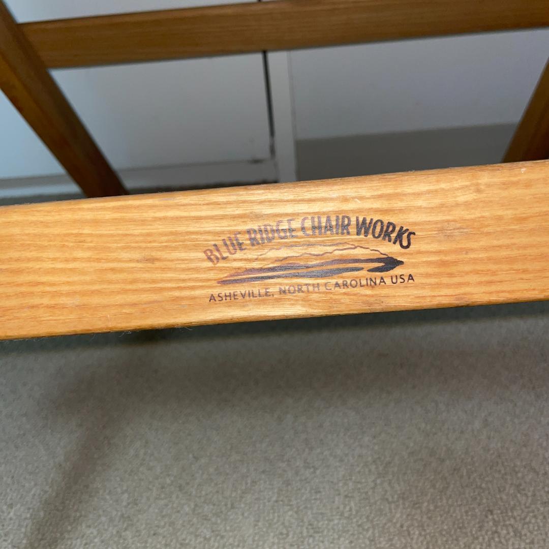 希少 ブルーリッジチェアワークス フォールディングテーブル 旧ロゴ