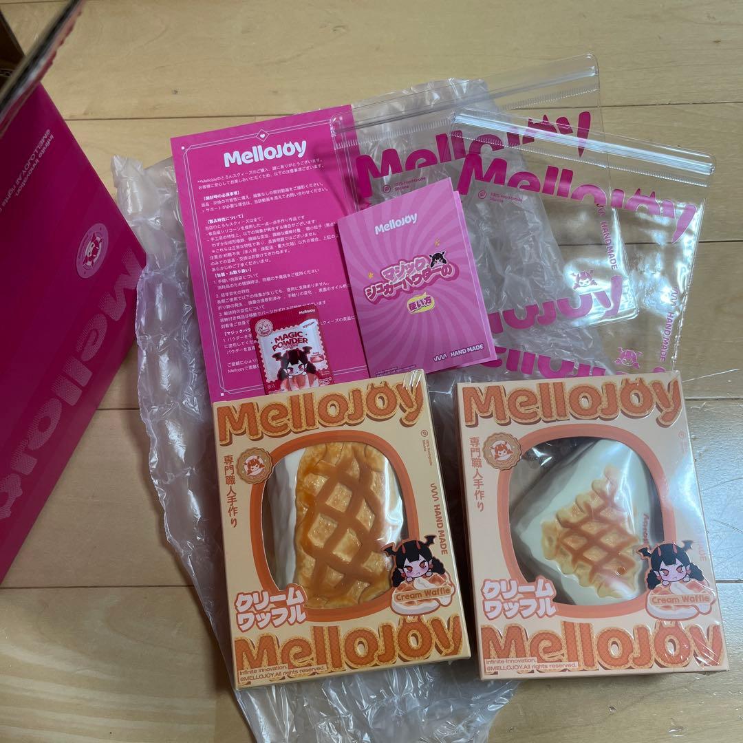 Mellojoy メロジョイ　ワッフル　2個　未開封　新品　スクエア　さんかく