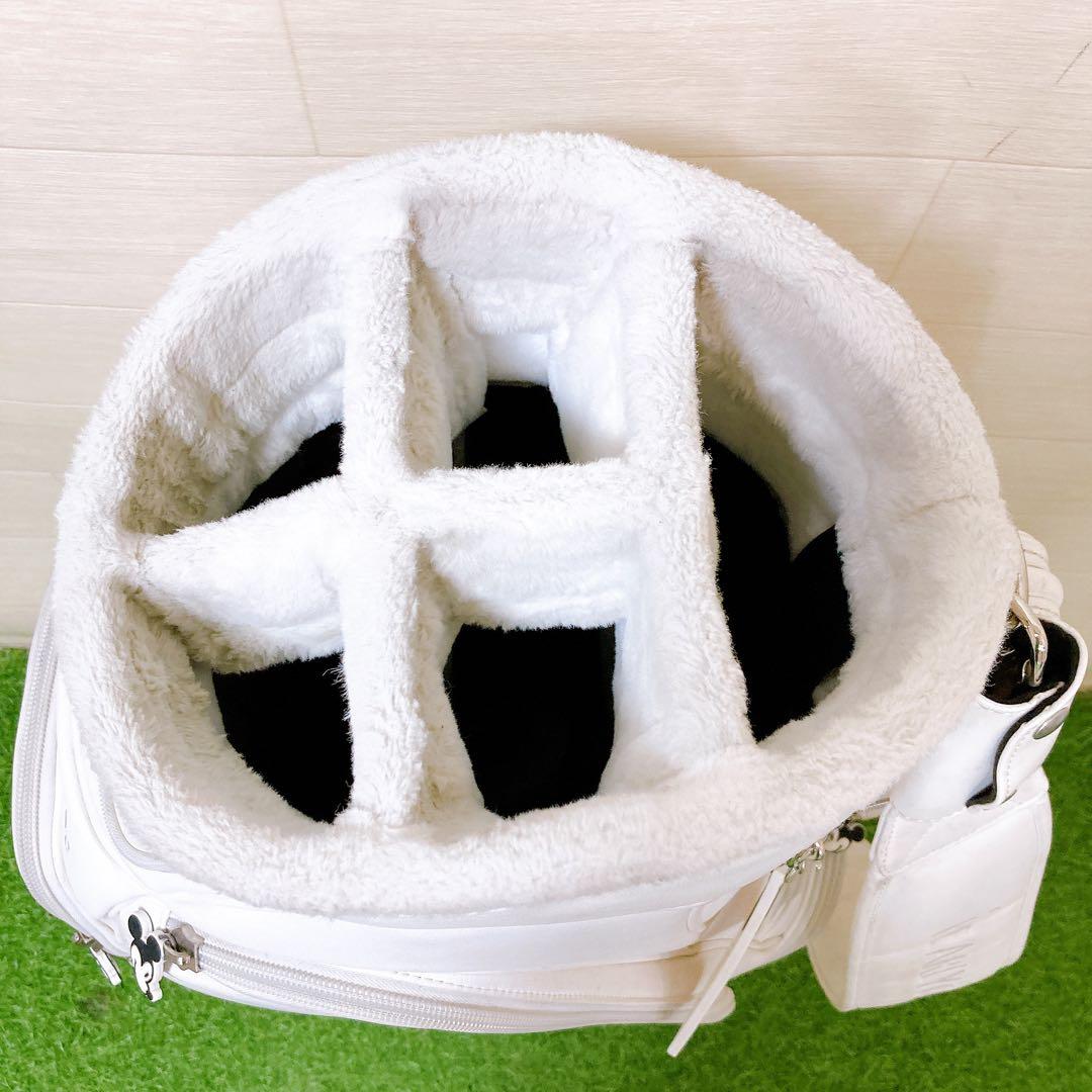 M【フードなし】パーリーゲイツディズニー　ミッキー　コラボ　キャディバッグ　希少