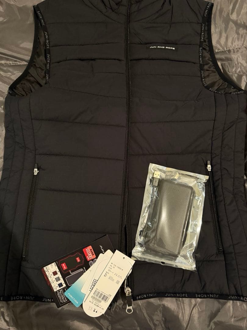 jun&rope ジュンロペ 中綿電熱線ヒートベスト
