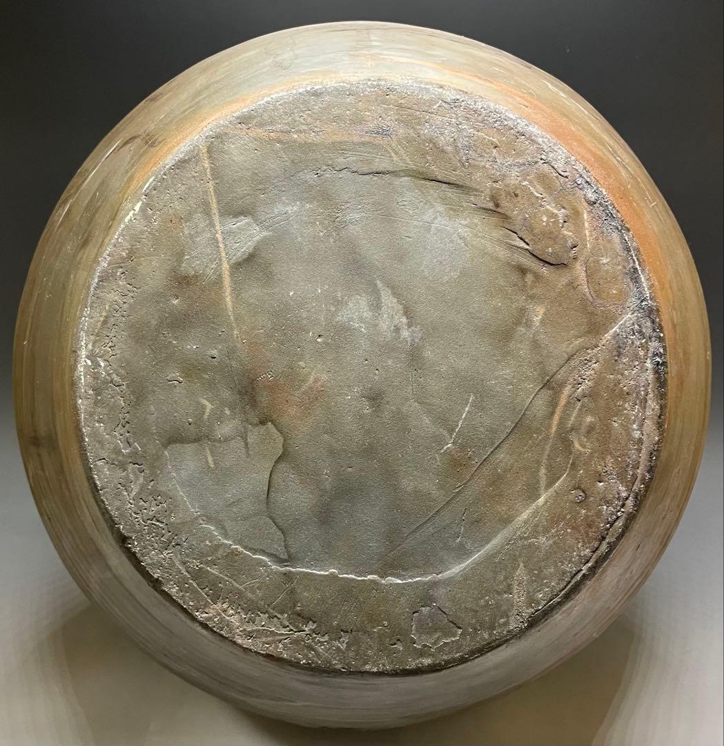 古備前　桃山時代　四耳壺　葉茶壺　大壺　特大　41cm f6441