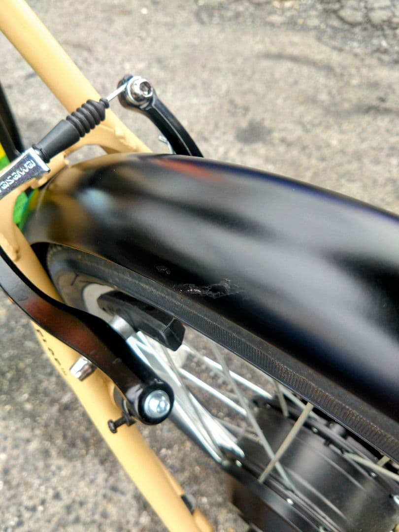 ヒロ様　☆HUMMER 折り畳み電動アシスト自転車 １年保証☆ベ468☆