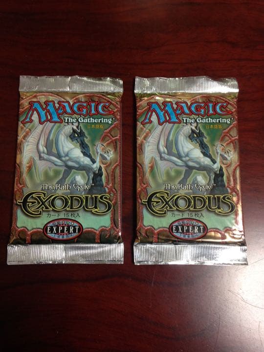 MTG EXODUS エクソダス ブースターパック 2パックセット　日本語