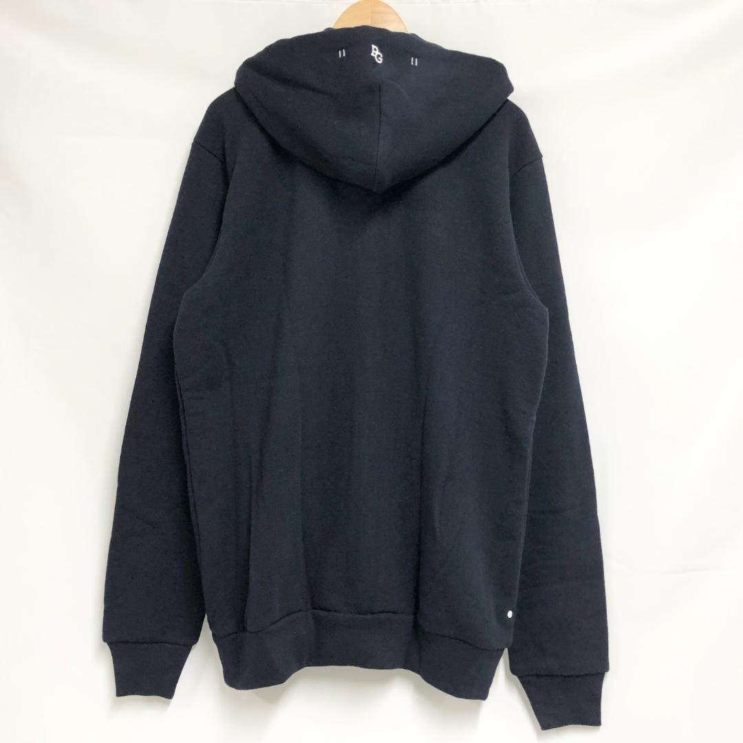 ○★新品未使用　PEARLY GATES　裏毛フルジップパーカー　5　ネイビー