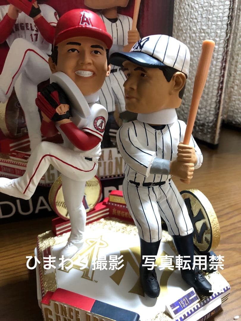 【超レア世界421個限定！】大谷翔平 ベーブルース 伝説の二刀流ボブルヘッド