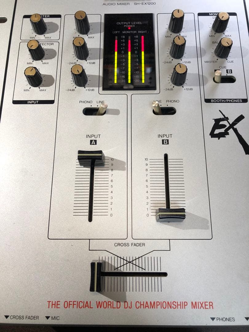 Technics テクニクス　SH-EX1200 予備CHフェーダー付属