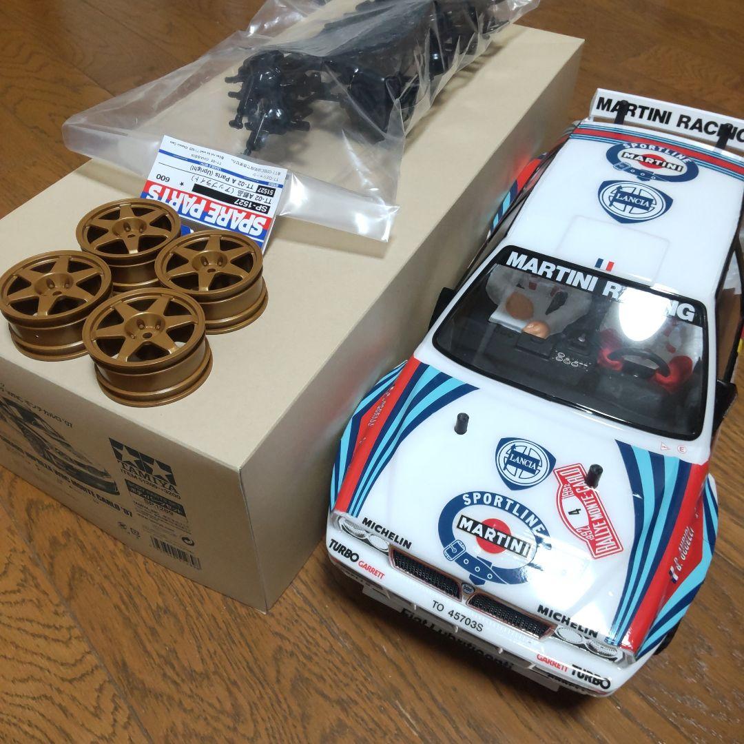 1/10タミヤ ラジコン ランチアデルタ、インプレッサ新品ボディ、ホイール