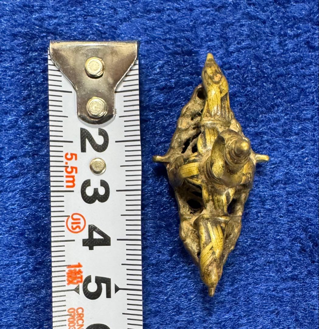 真鍮製シャンク（法螺貝）　印章　法具