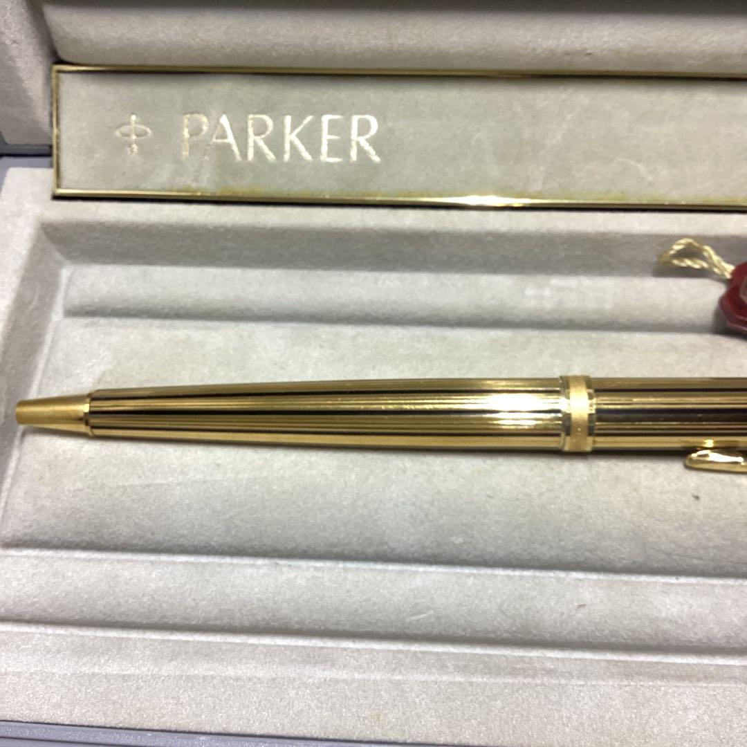 パーカー　ボールペン　プリミア　アテネス　23Kゴールドストライプ