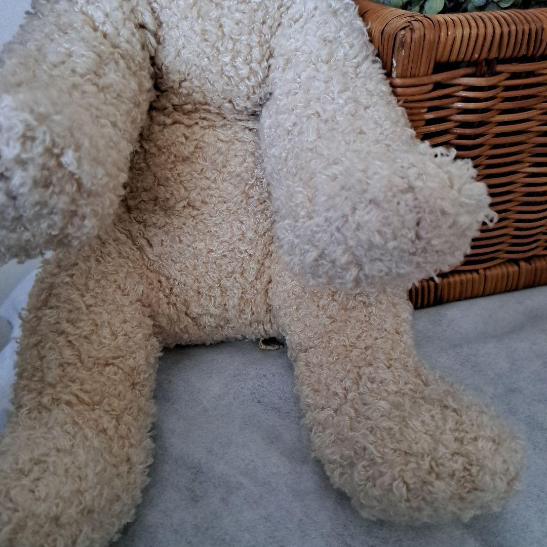 アフタヌーンティー　犬　レア　ぬいぐるみ　首輪付き　エアデールテリア　インテリア