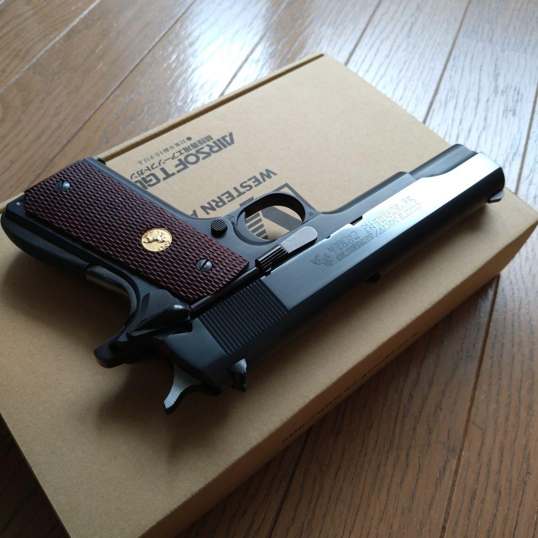 ウエスタンアームズ コルト MkIV シリーズ 70　ウッドグリップ