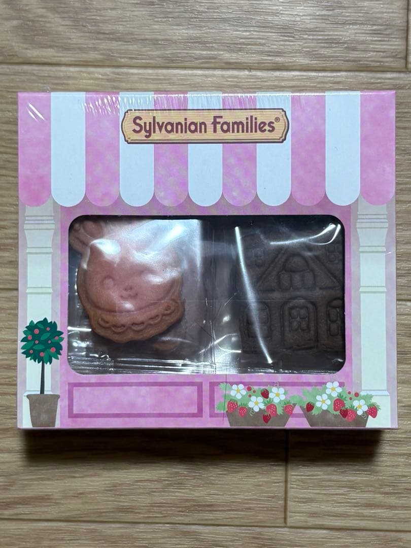 シルバニアファミリー　森の赤ちゃんコンシェルジュ　缶入りクッキー　店舗限定品