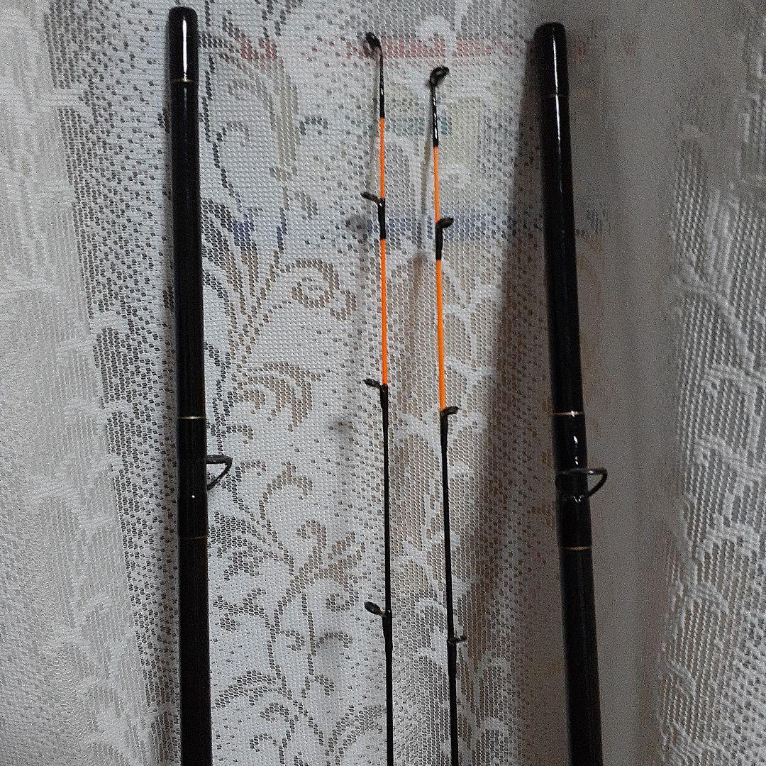 二本セット。ダイワ船竿未使用。クロスカーボバイキング。5-210。10-210。