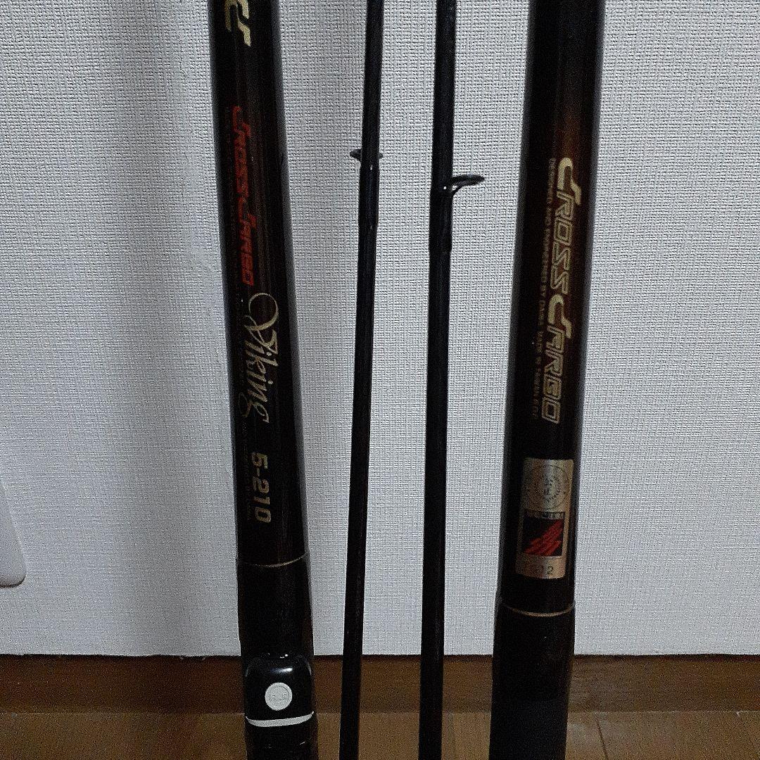 二本セット。ダイワ船竿未使用。クロスカーボバイキング。5-210。10-210。