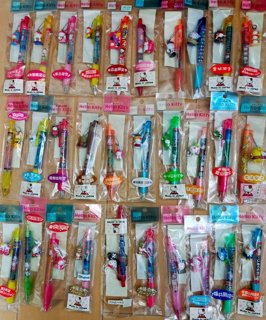 御当地キティちゃんボールペン＆シャープペン　99本