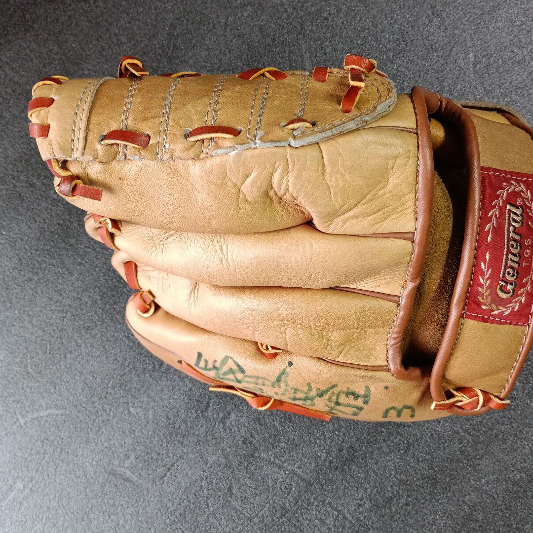 長嶋茂雄直筆サイン入りGeneralグローブ、 野球