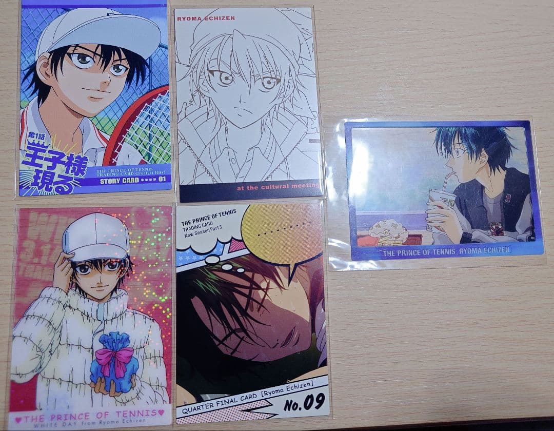 メ*ー様 ①テニスの王子様 越前リョーマ カード まとめ売り 計70枚