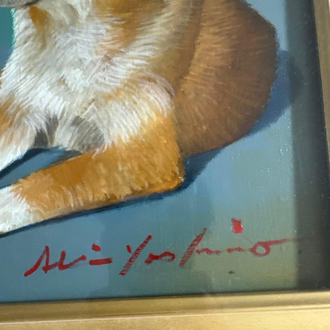 八代亜紀 絵画 ママとにいちゃんと　サンバさん専用