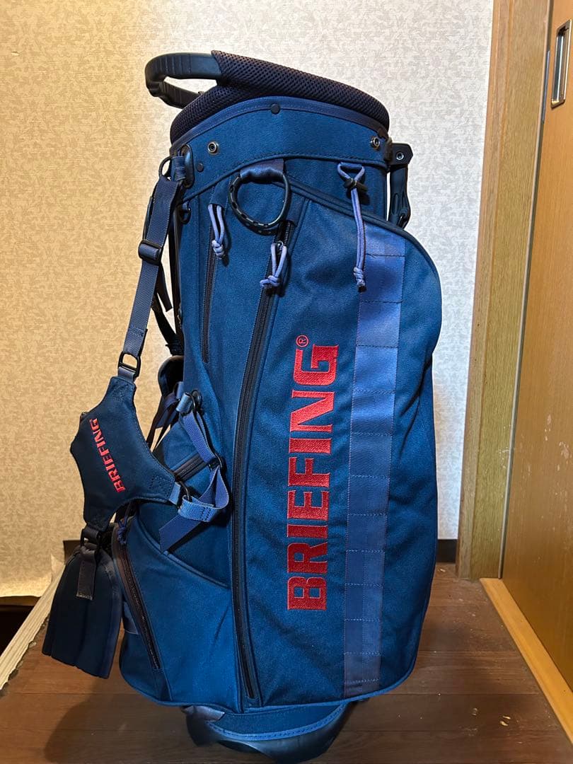 BRIEFING BEAMS GOLFバッグ ネイビー