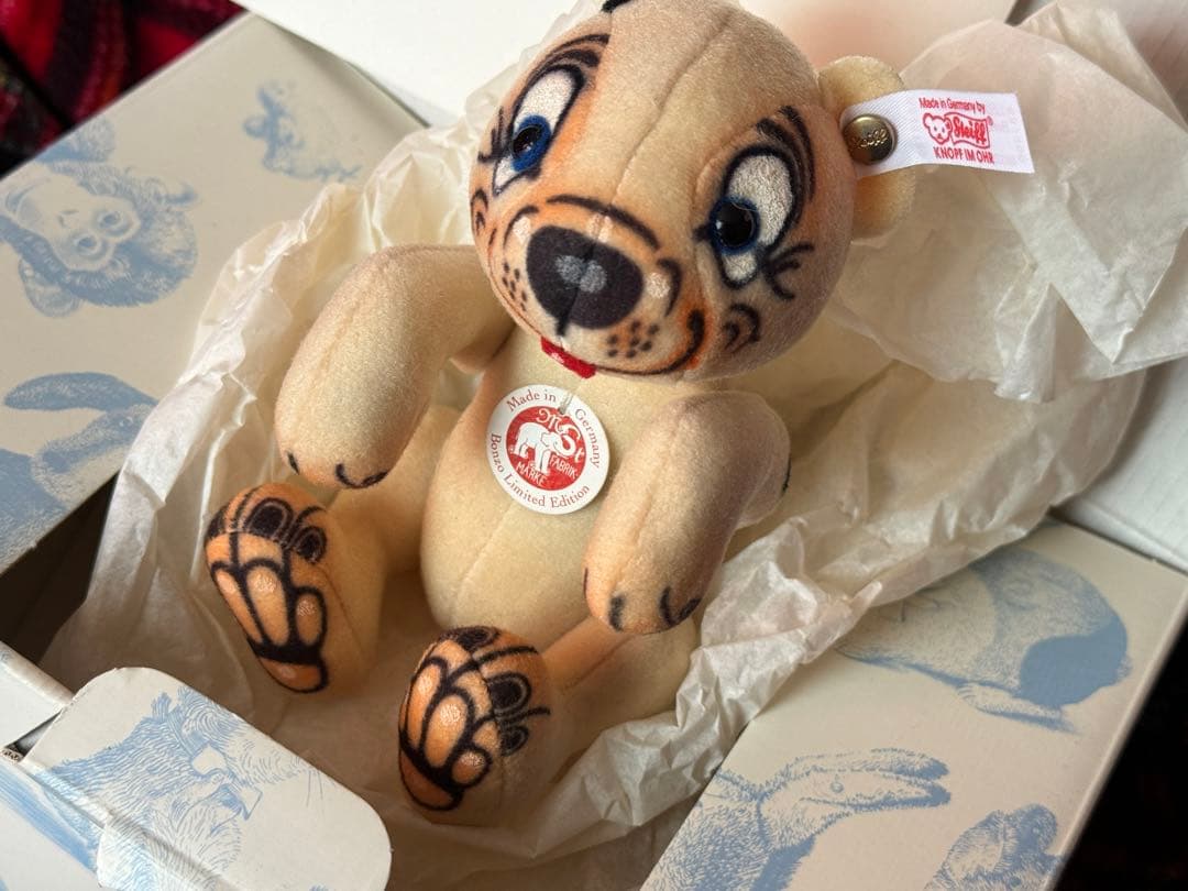 新品レア。シュタイフ　LITTLE BONZO シリアルナンバー付き