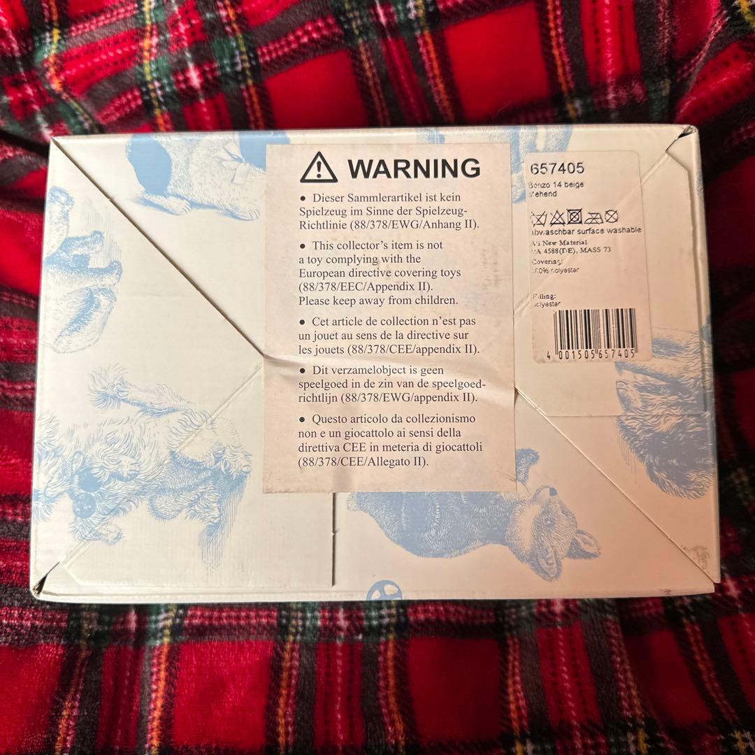 新品レア。シュタイフ　LITTLE BONZO シリアルナンバー付き