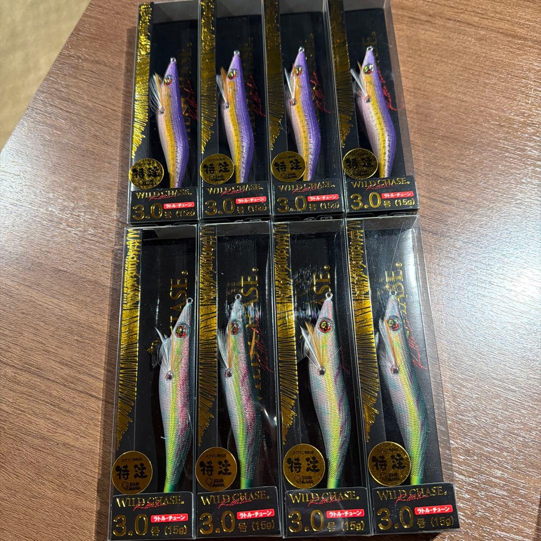 スクイッドマニア　ワイルドチェイス　3.0号　ラトルチューン　お買い得セット