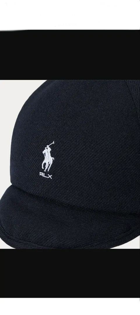 【お値下げ】【新品未使用】RLX イヤーフラップハット ネイビー