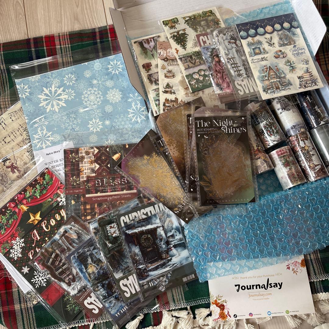 コラージュ　断捨離　80サイズ　セット　まとめ　素材　日記　紙もの　おすそ分け