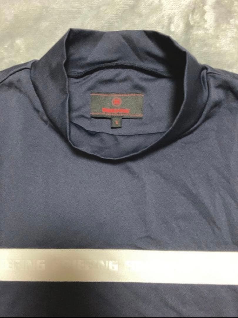 ブリーフィングゴルフ モックネック 202年モデル半袖 Lブラック