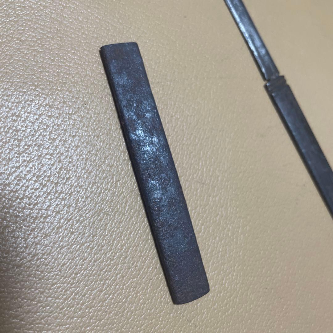 ヨ*セ様 江戸時代　馬針　貫級刀　　鉄地雨竜図　小柄　まとめて　ペーパーナイフ