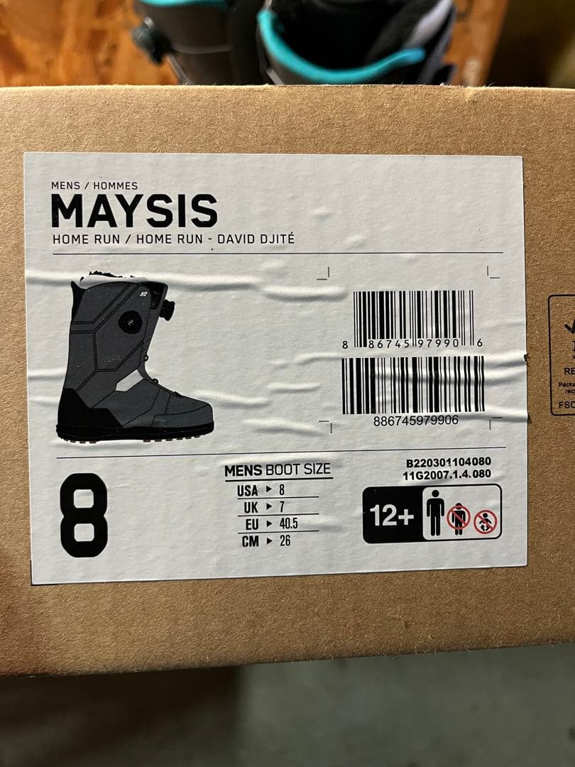 22-23 K2 MAYSIS 26.0㎝ ケーツー メイシス