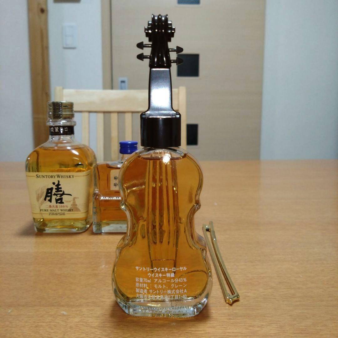 【昭和レトロ】◆サントリー◆膳◆リザーブピアノ型◆ローヤルバイオリン型◆古酒