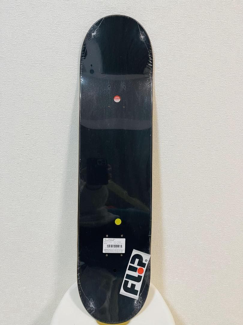 台湾製無地黒デッキテープ付き フリップ　FLIP8.0デッキ