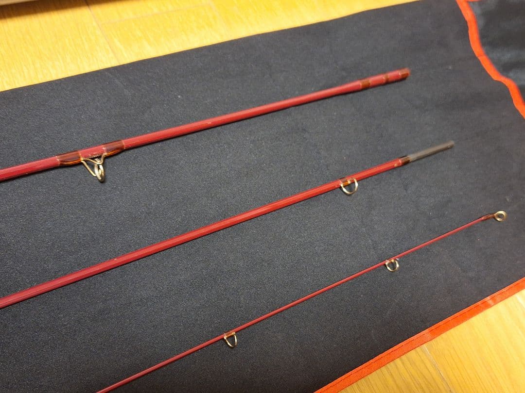 名品美品 フライロッド ソリッドオクタゴン 8ft3in #3　8角形カーボン