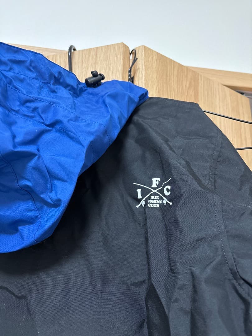 美品！IRIE FISHING CLUB フィッシングジャケット 黒/青