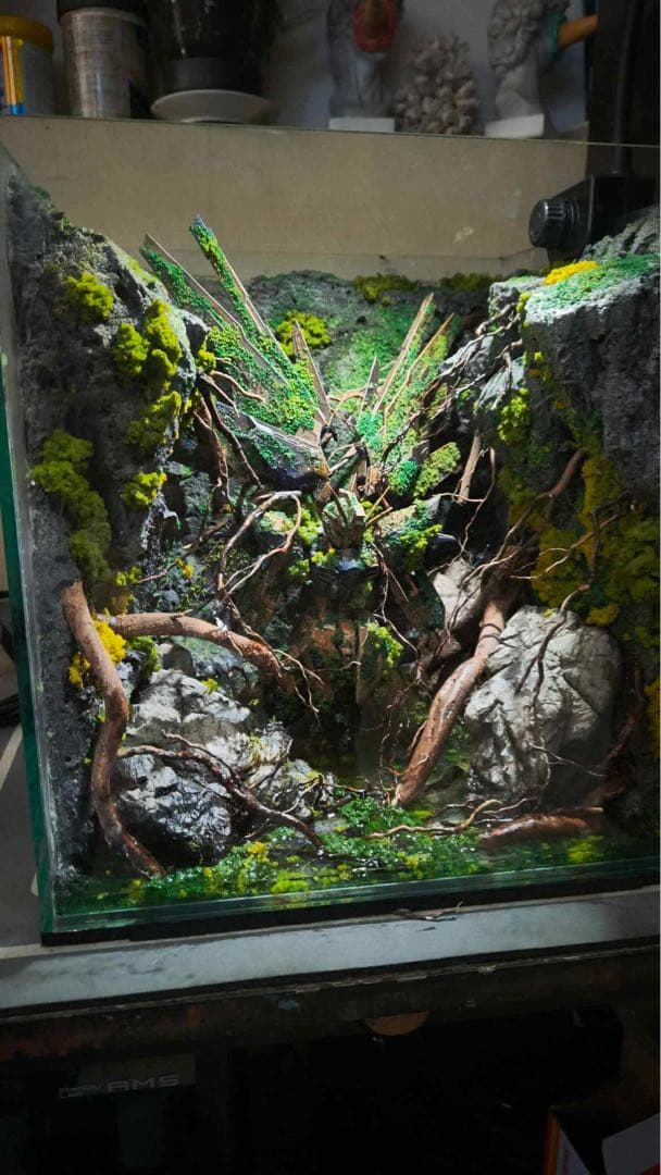 ガンダム自然風景テラリウム l LEDライト付き